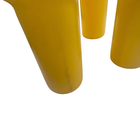 Vintage Little Tikes CHILD SIZE Yellow Chunky Chair Sturdy Plastic Made In USA - Picture 11 of 16